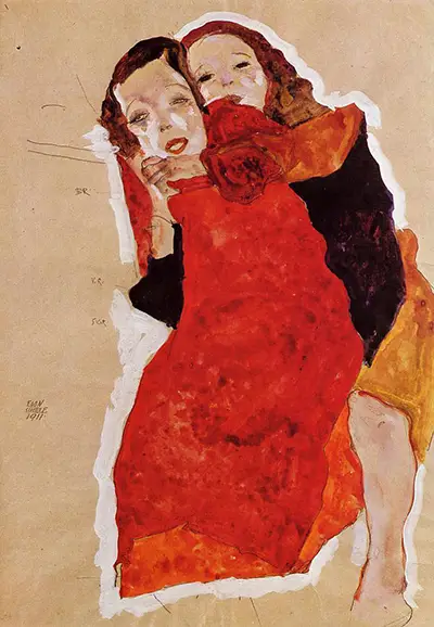 Two Girls Egon Schiele